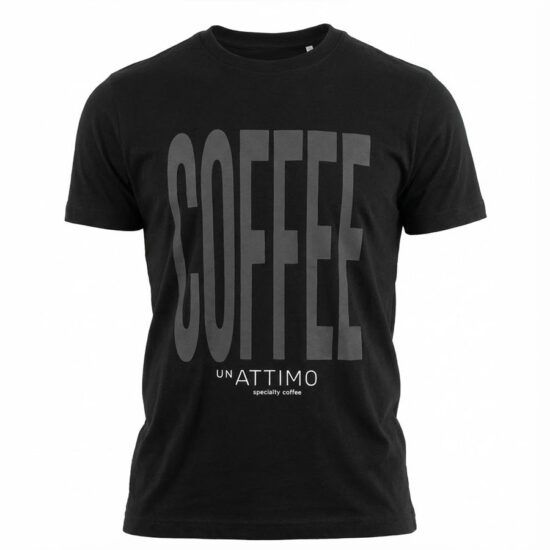 Un Attimo "COFFEE" Statement Graphic Tee – Classic Black
