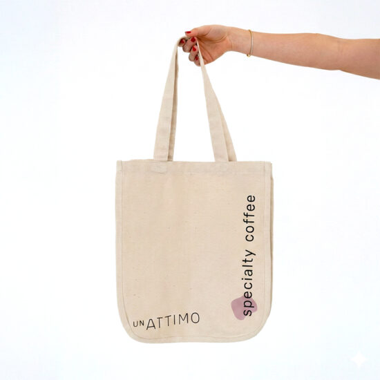 Un Attimo Specialty Coffee Canvas Tote – Eco-Friendly Everyday Bag
